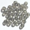 25 8mm Faceted Black Diamond Firepolish Beads